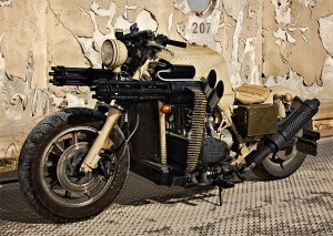 Motorcycle Machine Gun